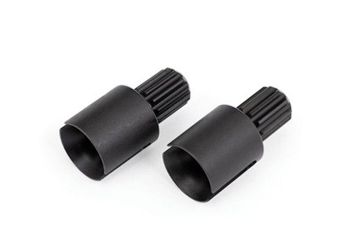 Traxxas Extreme Heavy Duty Machined Steel Drive Cups 2 & Screws Black (TRX7754R)