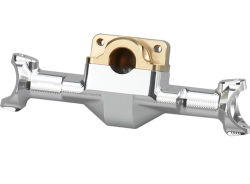 Hot Racings machined aluminum Front Axle Case Silver CNC Axial SCX30 (SXTY12H08)