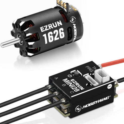 Hobbywing EZRun MINI28 1/28th Scale Sensored Brushless Combo 6500Kv HWI38020368