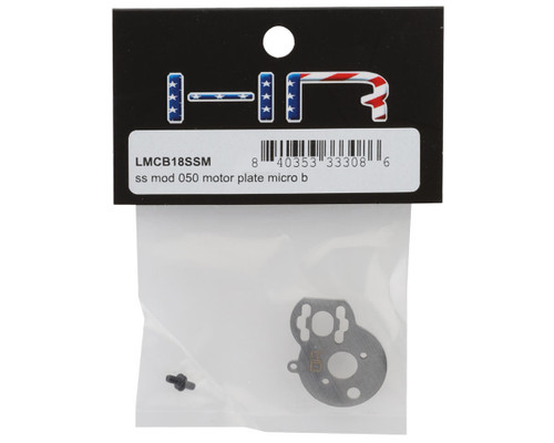 Hot Racing Losi Micro-B Stainless Steel Mod 050 Motor Mount Silver HRALMCB18SSM