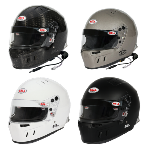 Bell Racing Helmet GT6 FIA8859-2024/SA2025 Lightweight Shell Choose Size & Color