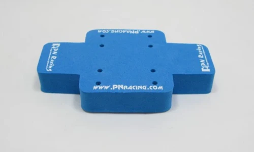 PN Racing Mini Car Foam Stand Anti-Slip Surface High-Density Foam Blue 700650B