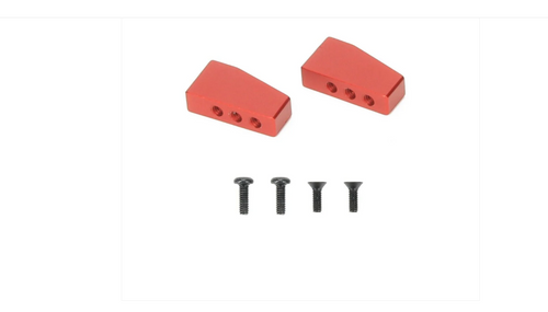 RCAWD Losi Mini-B Mini-T upgrades Servo Mount Set CNC Machined Los311008 - Red