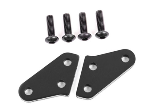 Traxxas TRX9636A Steering Lever Arm Aluminum Dark Titanium Anodized Set 2 Black