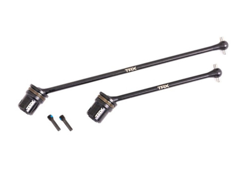 Traxxas Heavy-Duty Hardened Steel Center CV Driveshafts Set of 2 Black TRX9655X