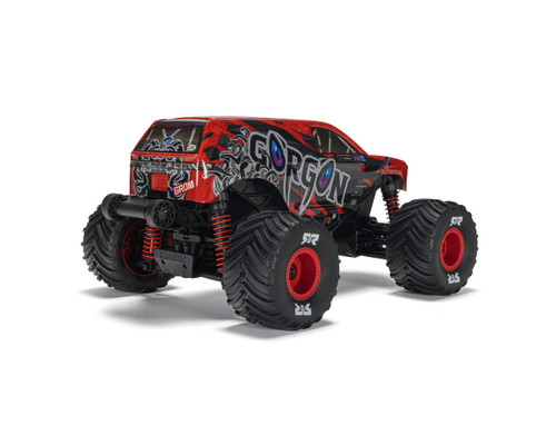 Arrma Gorgon Grom 4x4 1/16 RTR Brushed Monster Truck w/SLT2 2.4GHz Red ARA2130T2