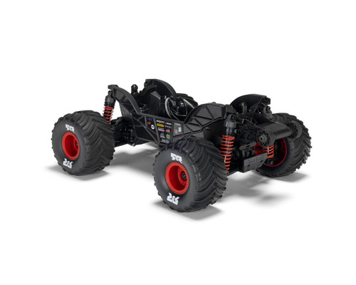 Arrma Gorgon Grom 4x4 1/16 RTR Brushed Monster Truck w/SLT2 2.4GHz Red ARA2130T2