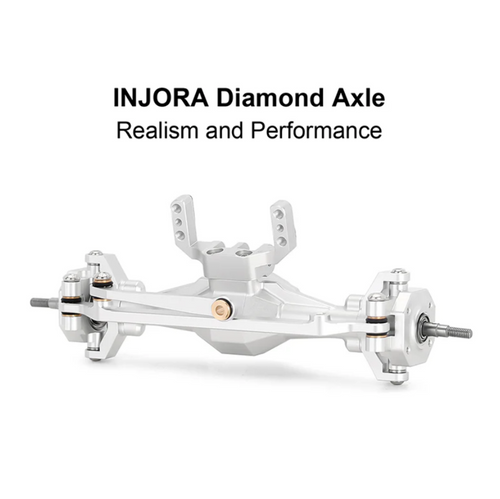 Injora 4mm extended Diamond Axles for TRX4M