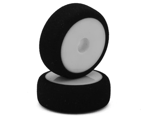 HackFab Losi Micro-B Front Foam Tires White Set of 2 Larger Diameter (HFB06305W)