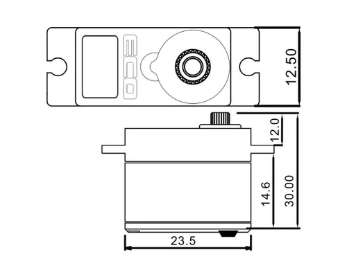 EcoPower 640T 13g Waterproof Metal Gear Digital Sub Micro Servo TRX-4 (ECP-640T)
