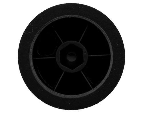 HackFab Losi Micro-B Front Foam Tires Black 2 Pre-mounted Direct Fit (HFB06305B)