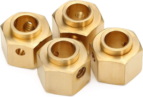 INJORA 4PCS 5/8.5/10mm Heavy Brass 12mm Wheel Hex Extender TRX4 CRAW2017255_8.5