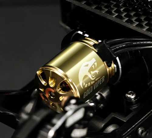 INJORA Gold Viper 1721 Brushless Motor 2800KV for 1/18 Ascent-18 INJINM19-4M-GD