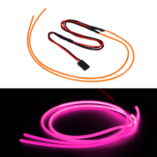 Injora RC LED Light Strip Flexible Cuttable Underglow Lighting Purple INJL42-PU
