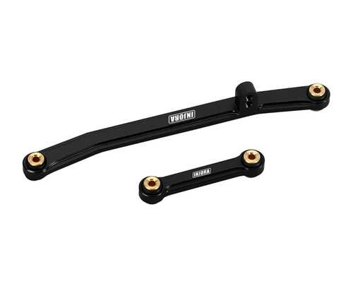 INJORA Aluminum Steering Links Set for Stock SCX24 High Quality Metal SCX24-53BK