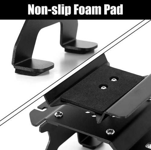 INJORA Aluminum RC Car Stand with Shock Holder 1/24 1/18 Crawler Black Tool-63