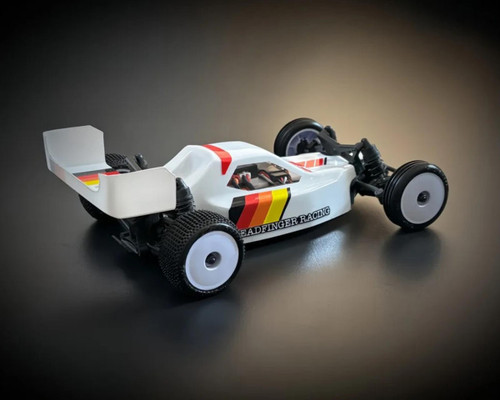 Leadfinger Racing Micro-B Retro-Mod Body & Wing Set Clear Lightweight (LFRE4061)