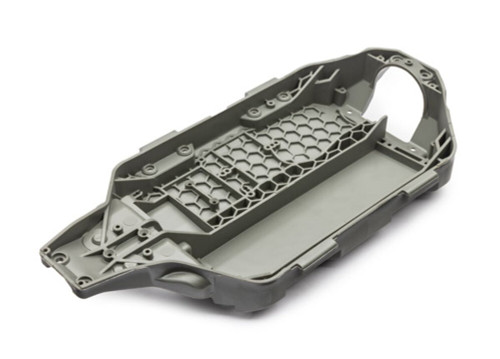 Traxxas Gray Low-CG 4X4 Chassis Slash Rustler Stampede LCG Conversion 7422-GRAY