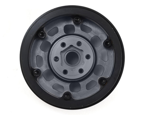 SSD RC 1.9"" Contender Beadlock Wheels Grey 2 CNC Machined Aluminum (SSD00264)