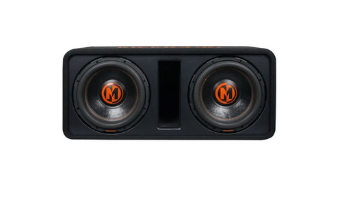 Memphis MJPE12D1 Dual 12" MOJO Loaded Subwoofer Enclosure 3000W RMS 1-Ohm Ported