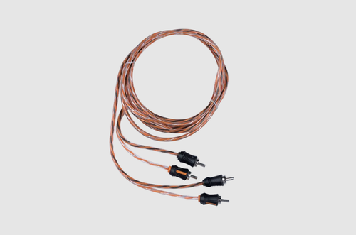 Memphis ETP-3 3-Foot 2-CH RCA Audio Cables Triple Shielded Signal Interconnect