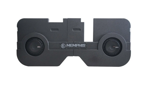 Memphis MJMERAM8D1V3 Dual 8" MOJO Mini Enclosure 2002-2018 Dodge Ram Quad Cab