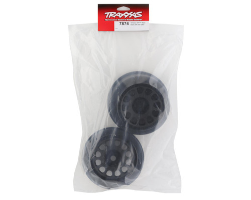Traxxas XRT Wheels Black Race Rims 24mm Wheel Hex Hubs 8S RC Car Parts Pair 7874
