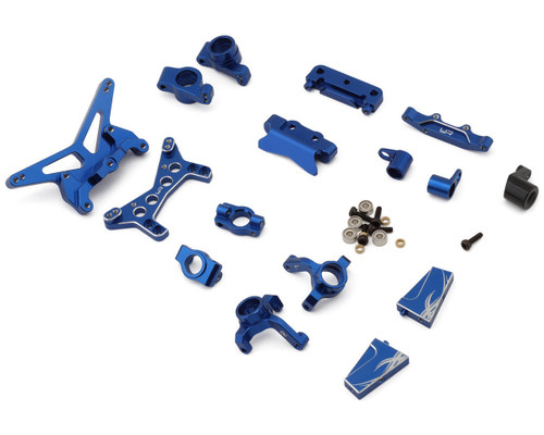 Yeah Racing Losi® Micro-B Aluminum Essential Conversion Kit Blue YEA-LSMB-S01DB