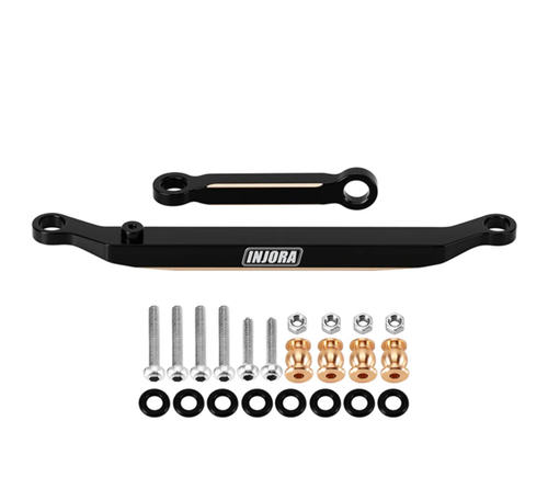 INJORA 14g Heavy Brass Steering Links for 1/24 SCX24 CNC Machined INJSCX24-188BK