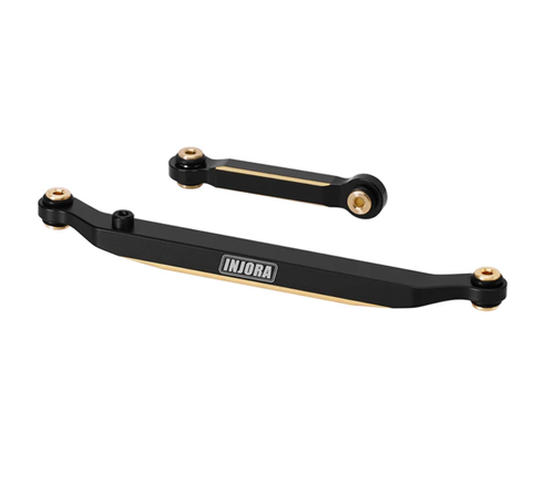 INJORA 14g Heavy Brass Steering Links for 1/24 SCX24 CNC Machined INJSCX24-188BK