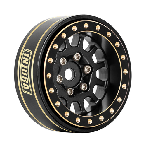 INJORA 1.0 Plus Brass -3.75mm Offset Wheels for Micro Crawlers W1101 YQW-1101BK