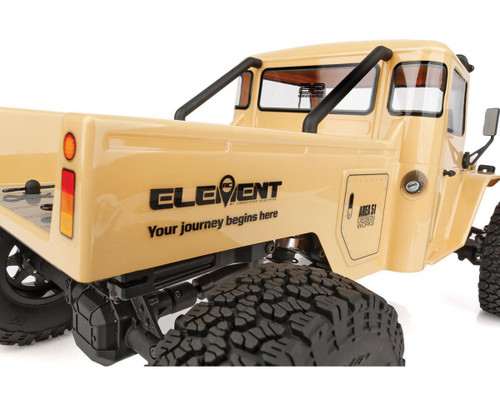 Element RC Enduro Zuul Trail Truck 4x4 RTR 1/10 Rock Crawler Combo Tan ASC40124C