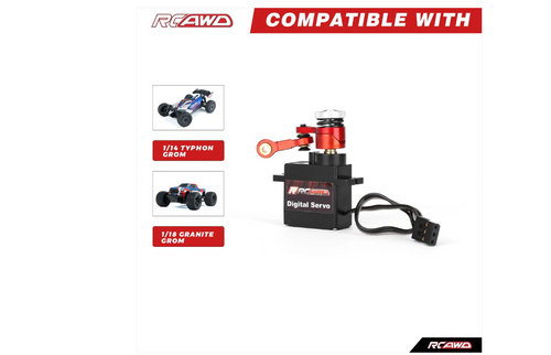 RCAWD ARRMA GROM Adjustable 20T Servo Saver Buffer Servo Arm Set D3-SPMSSX110R