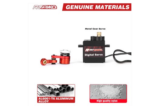 RCAWD ARRMA GROM Adjustable 20T Servo Saver Buffer Servo Arm Set D3-SPMSSX110R