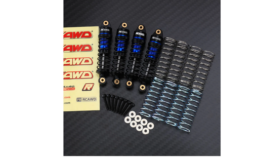RCAWD Arrma 1/18 GROM Upgrades 58mm Aluminum Shock Set - Navy Blue ARA330806NBL