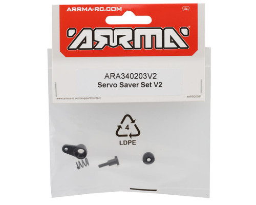 Arrma GROM Servo Saver Set  20T Granite Typhon Mojave 1/18 Steering ARA340203V2