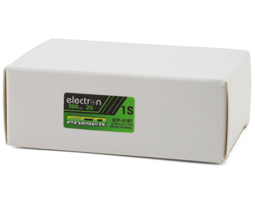 EcoPower "Electron" 1S 20C LiPo Battery w/PH 2.0 Connector 3.7V/300mAh ECP-3157