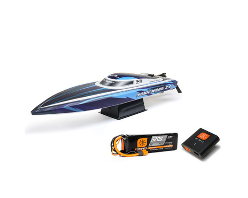 Pro Boat Sonicwake 24" Self-Righting RTR Deep-V Brushless Boat Blue (PRB-1992T2)