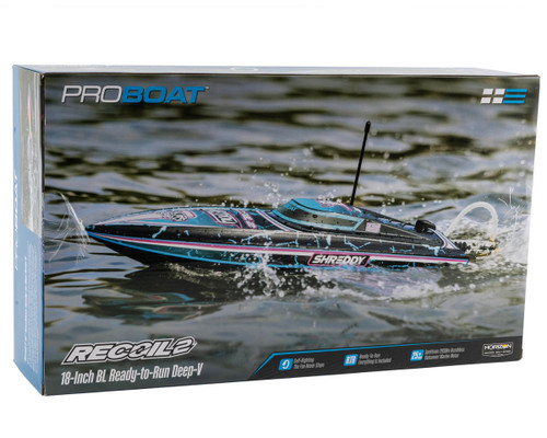 Pro Boat Recoil 2 18" Brushless DeepV Self-Righting RTR Boat Heatwave PRB08053T2
