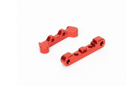 RCAWD Losi Mini-B Mini-T upgrades Pivot Block Set Red CNC Machined - LOS311006