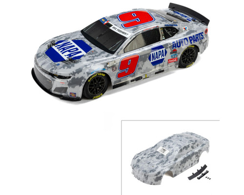 Pro-Line Chase Elliott #9 NAPA Chevy Camaro Pre-Painted Body Digital Camo 371723