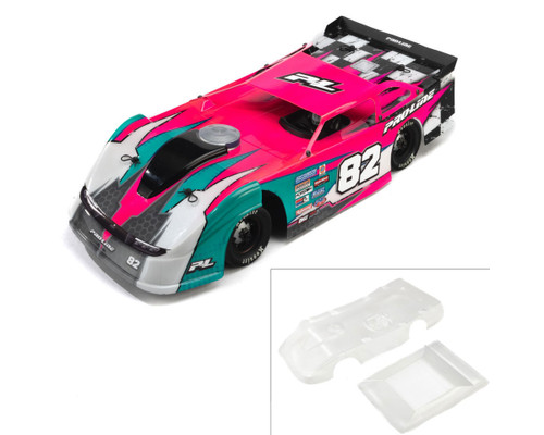 Pro-Line Dirt Late Model Tombstone Hi-Performance 1/12 Pre-Trim Clear PRO373717