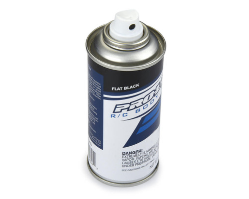 Pro-Line RC Body Spray Paint Flat Black 4.5oz Ultra Flexible Finish (PRO643500)