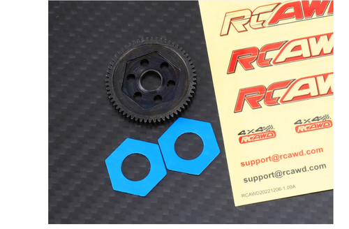 RCAWD Losi Mini-B/ T Upgrades 2.0v 60T Spur Gear Slipper Pads 2.0V LOS212016BL