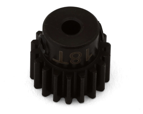 Hot Racing Mod 0.5 Hardened Steel Pinion Gear 2.3mm Bore 18T Black (HRAMSG18M05)