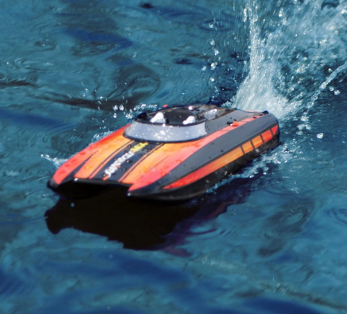 RAGE RC SuperCat MX Electric Micro RTR Boat Catamaran Speed Pool Pond RGRB1134