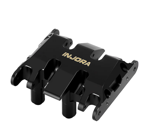 INJORA Black Brass Skid Plate for 1/30 SCX30 (17.9g) CNC-machined INJSCX30-06BB
