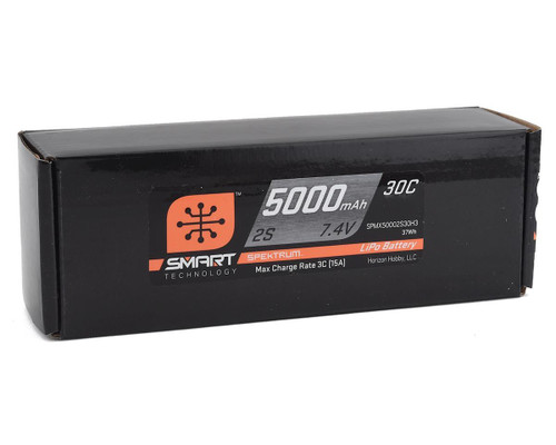 Spektrum RC 2S Smart LiPo Hard Case Battery Pack IC3 7.4V/5000mAh SPMX50002S30H3