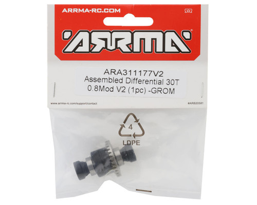 Arrma Grom 30T Differential V2 Assembled Front Rear Gear Diff 1/18 - ARA311177V2