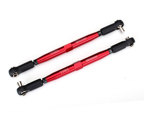 Traxxas X-Maxx Aluminum Toe Links Red Turnbuckles Set of 2 Upgrade Part TRX7748R